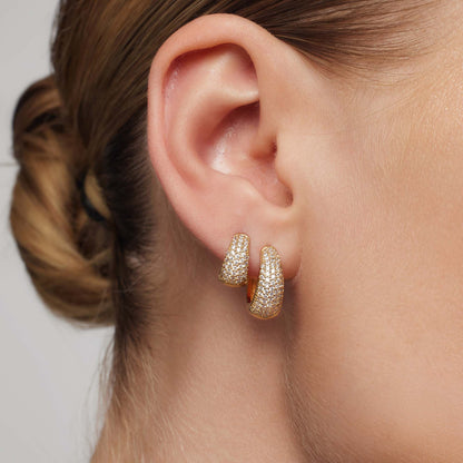 Jules Mini Hoops | Gold Maya Henry Jewelry