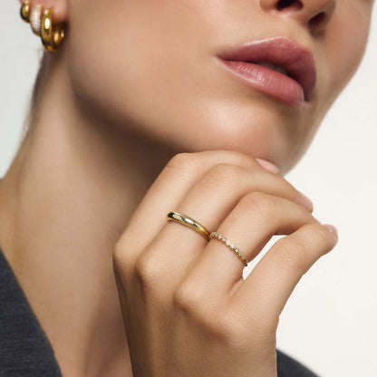 Diamond Bubble Ring | Gold Maya Henry Jewelry