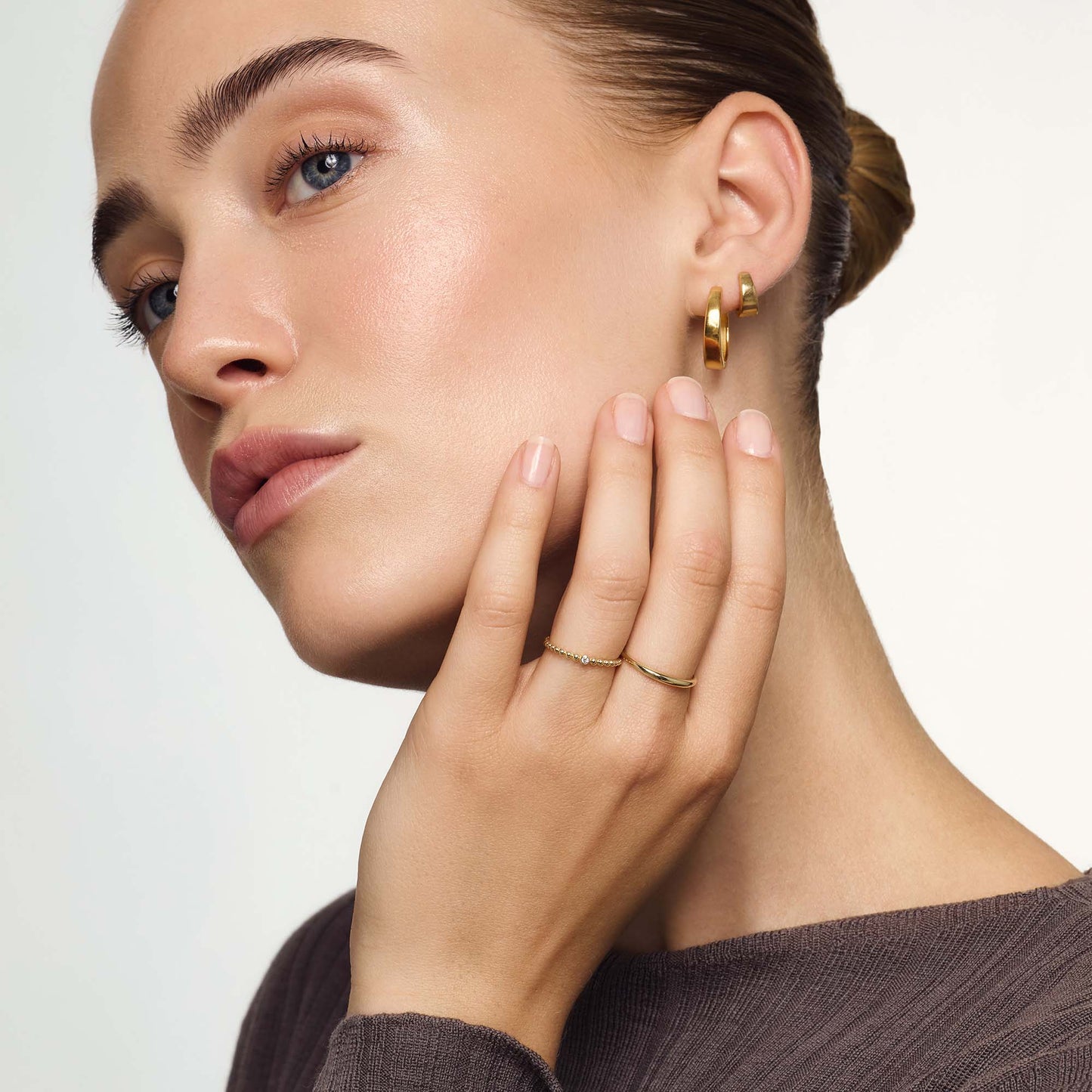Slim Dome Ring | Gold Maya Henry Jewelry