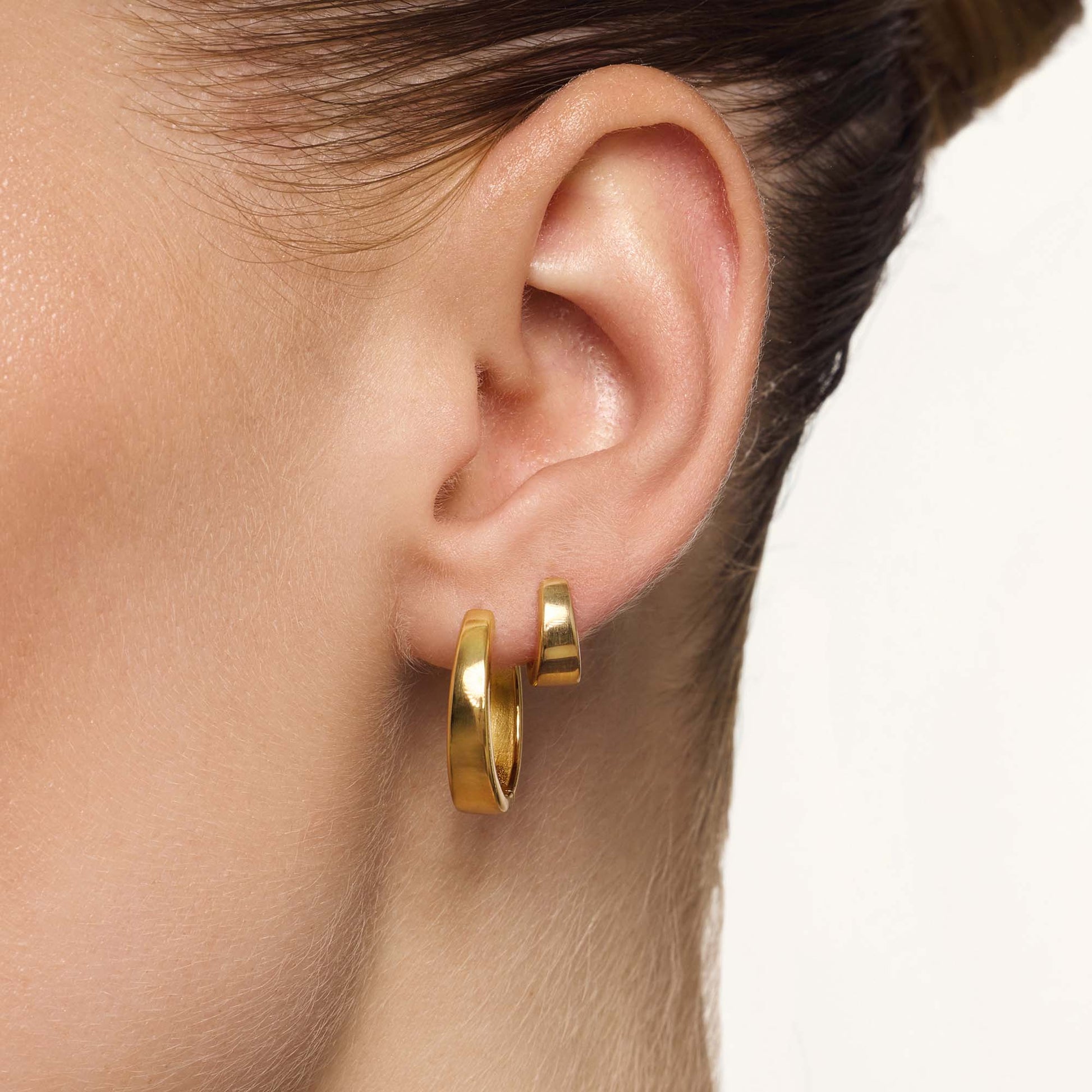 Gia Hoops | Gold Maya Henry Jewelry