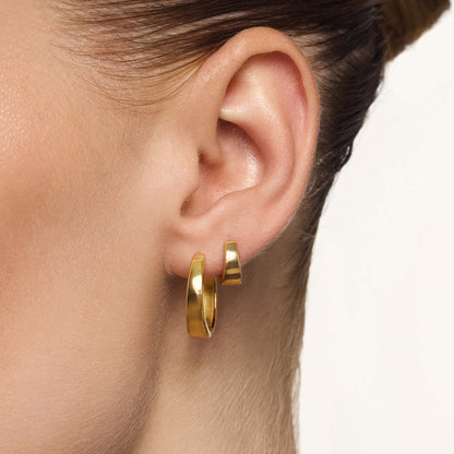 Gia Hoops | Gold Maya Henry Jewelry