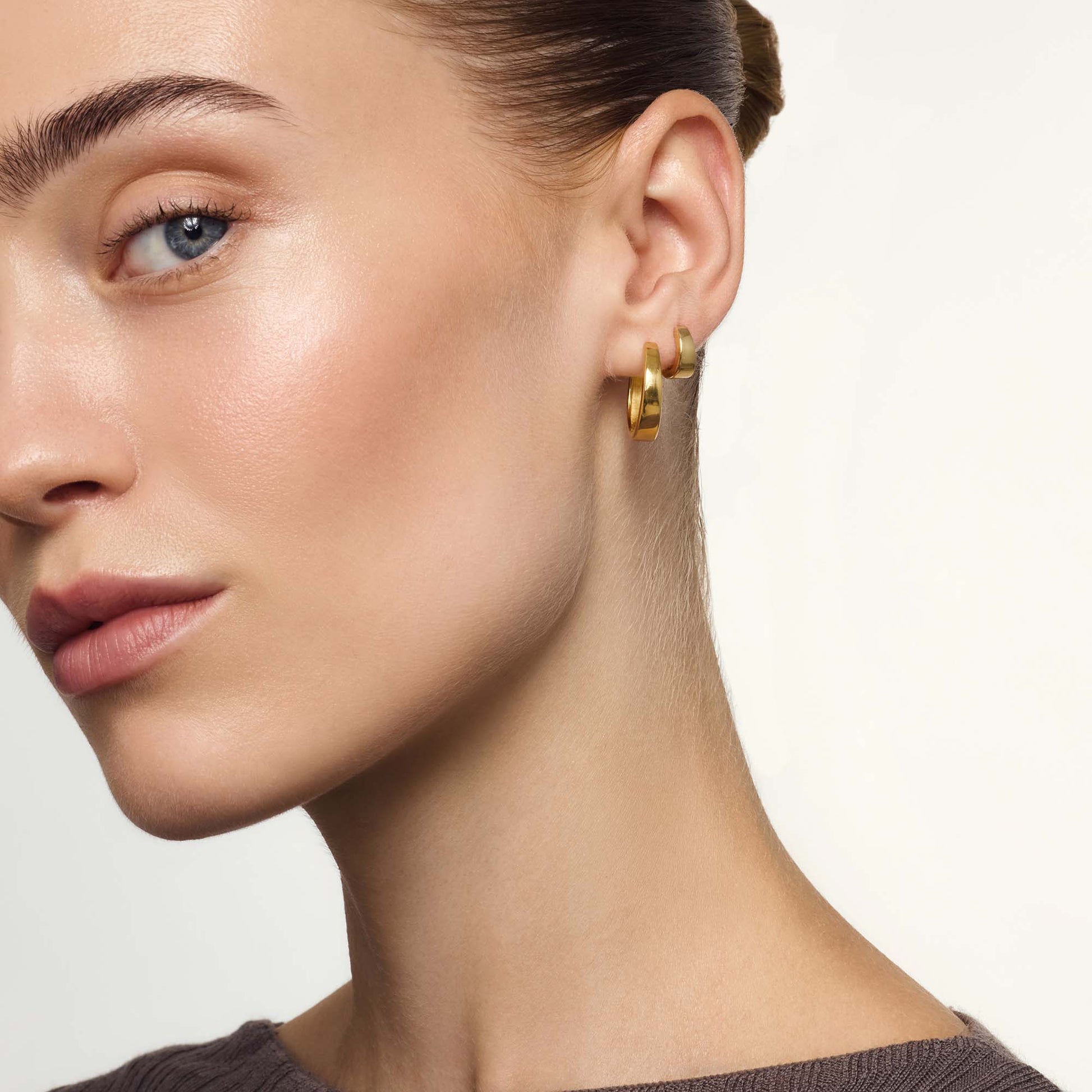 Gia Hoops | Gold Maya Henry Jewelry