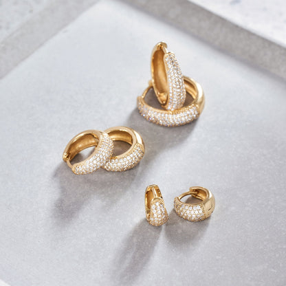 Jules Mini Hoops | Gold Maya Henry Jewelry
