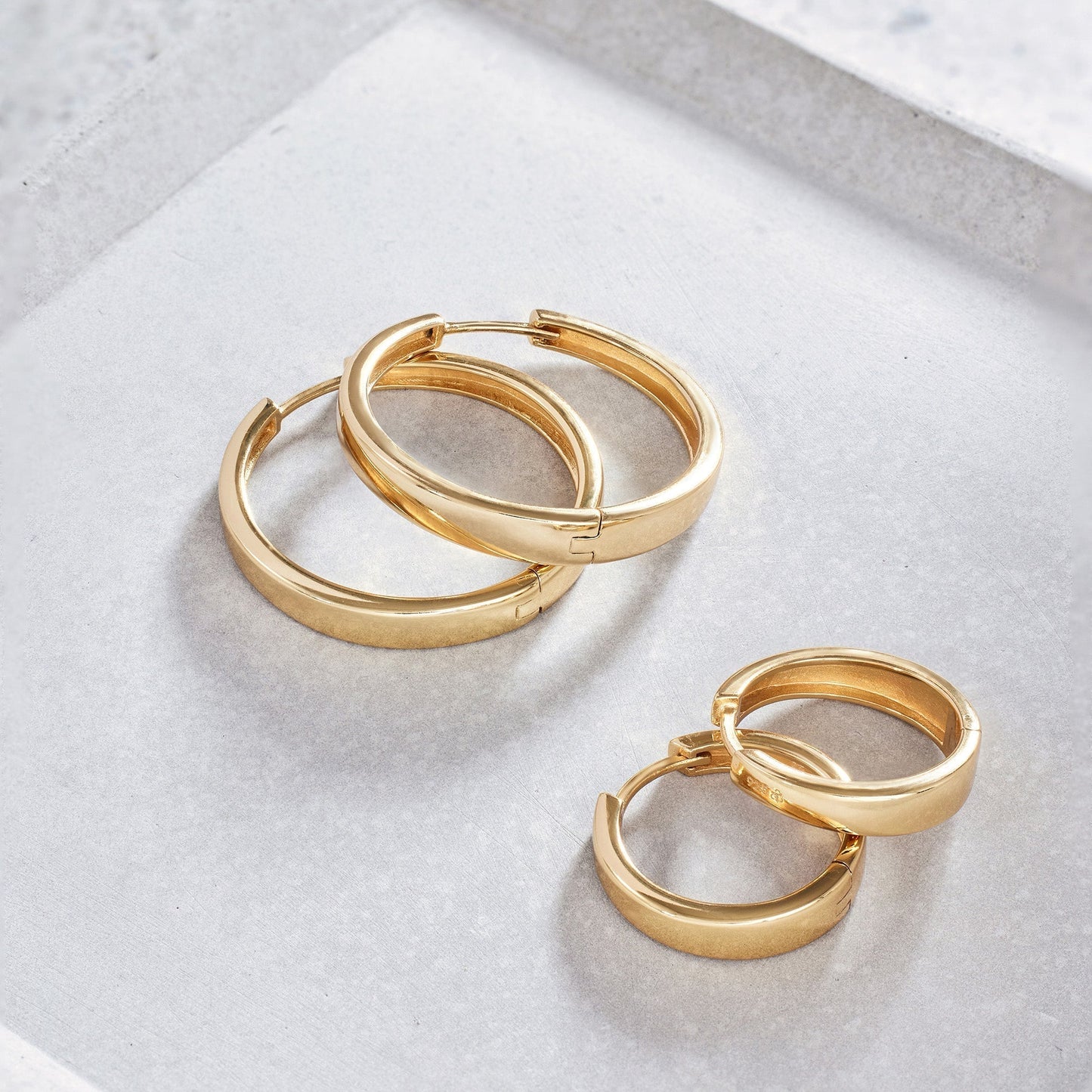 Gia Statement Hoops | Gold Maya Henry Jewelry