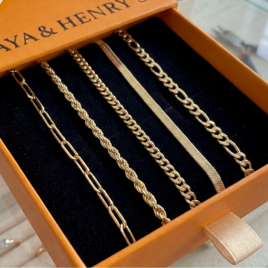 Ellis Renner Bracelet Set | Gold Maya Henry Jewelry