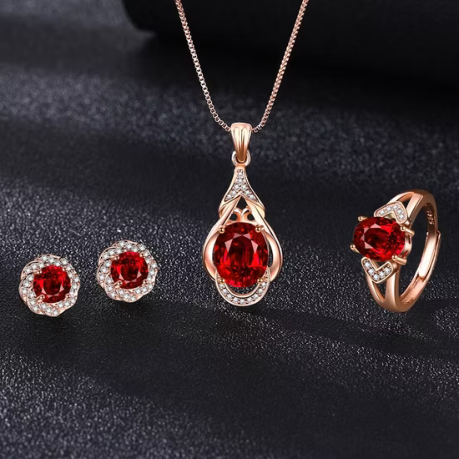 Elysia Roseray Set Maya Henry Jewelry