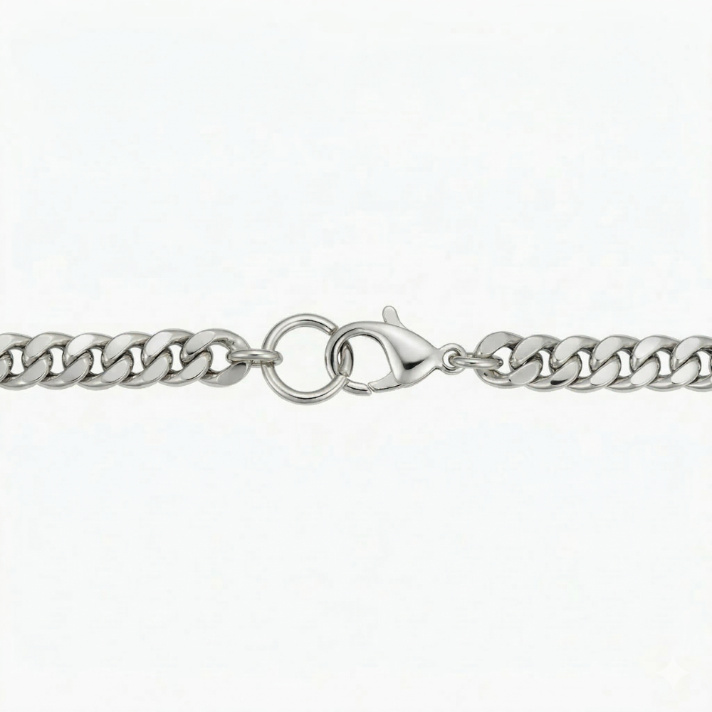 Estate Cuban Bracelet | White Gold Maya Henry Jewelry