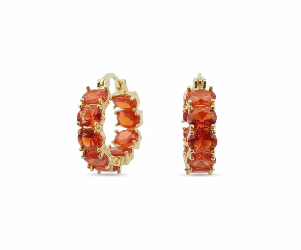 Crown Earrings | Gold Maya Henry Jewelry
