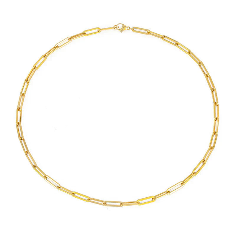Archen Elegant Chain Necklace | Gold Maya Henry Jewelry