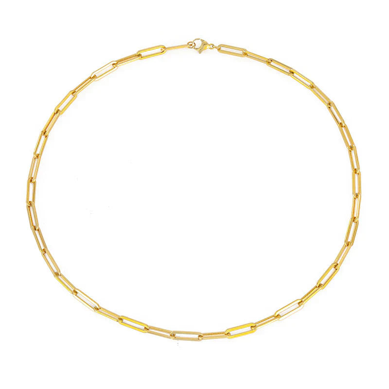 Archen Elegant Chain Necklace | Gold Maya Henry Jewelry