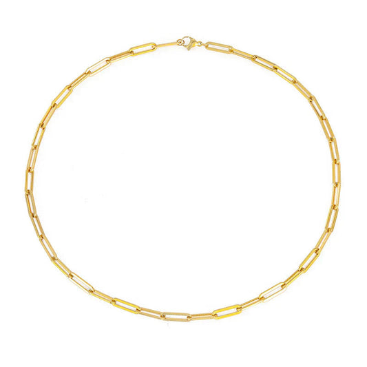 Archen Elegant Chain Necklace | Gold Maya Henry Jewelry