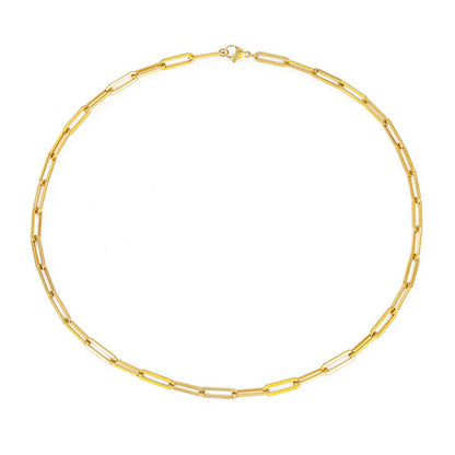 Archen Elegant Chain Necklace | Gold Maya Henry Jewelry
