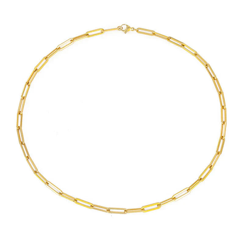 Archen Elegant Chain Necklace | Gold Maya Henry Jewelry