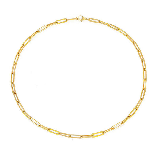 Archen Elegant Chain Necklace | Gold Maya Henry Jewelry