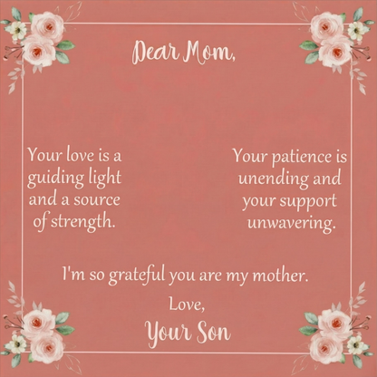 To My Mom - Guiding Light Love Necklace Maya Henry Jewelry