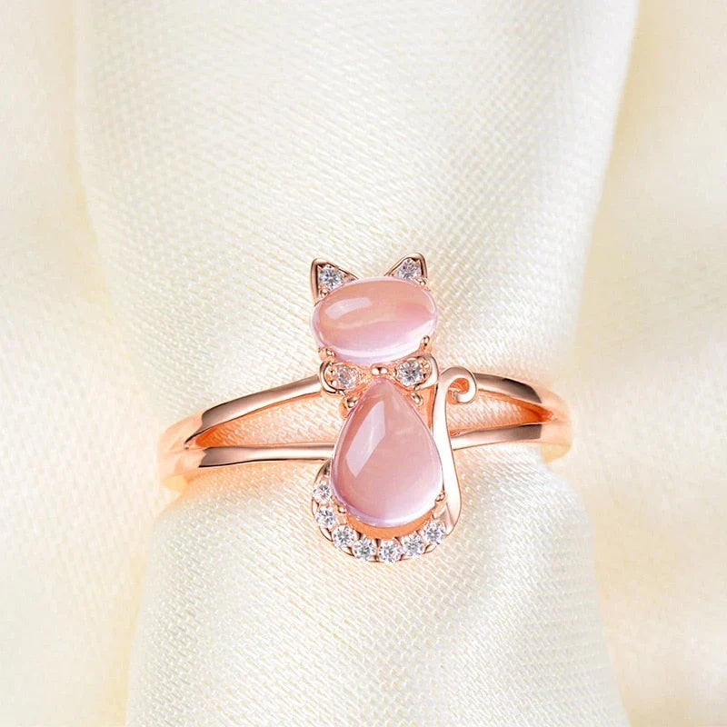 Cat Ring in Rose Gold | Rose Gold Maya Henry Jewelry