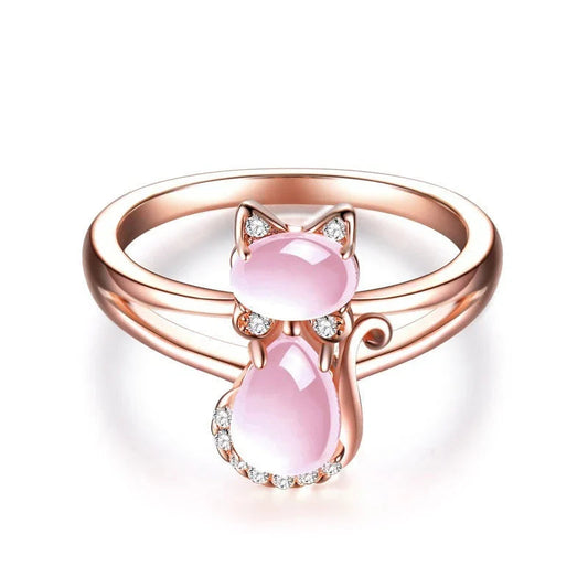 Cat Ring in Rose Gold | Rose Gold Maya Henry Jewelry