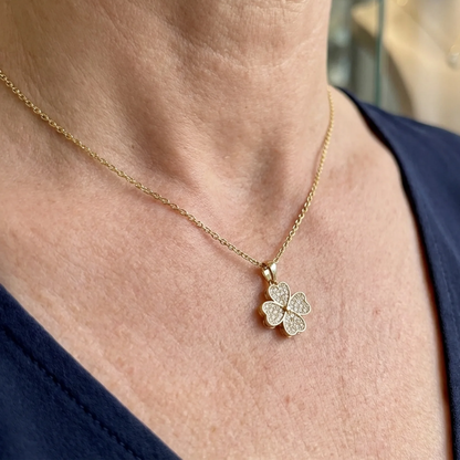 Heart Bloom Necklace | Gold Maya Henry Jewelry