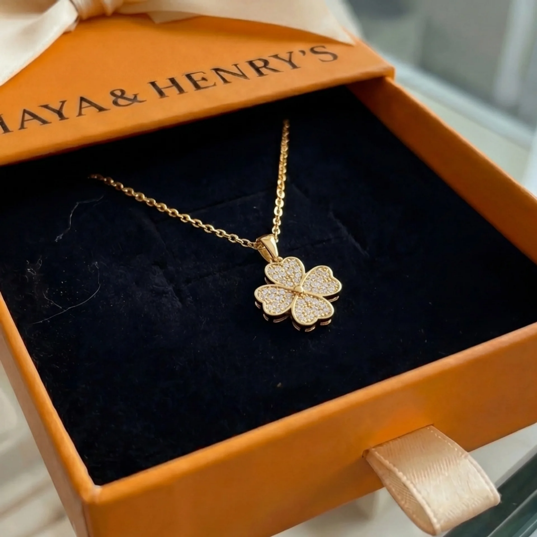 Heart Bloom Necklace | Gold Maya Henry Jewelry