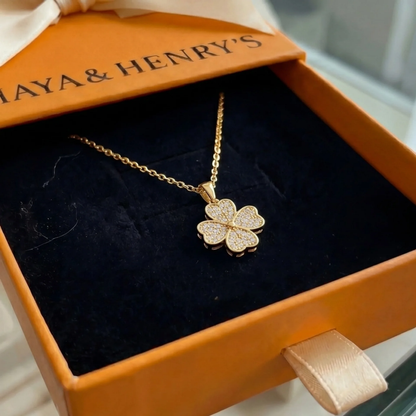 Heart Bloom Necklace | Gold Maya Henry Jewelry