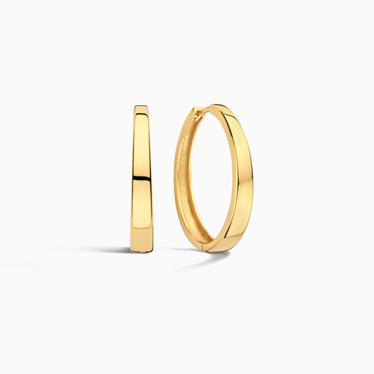 Gia Statement Hoops | Gold Maya Henry Jewelry