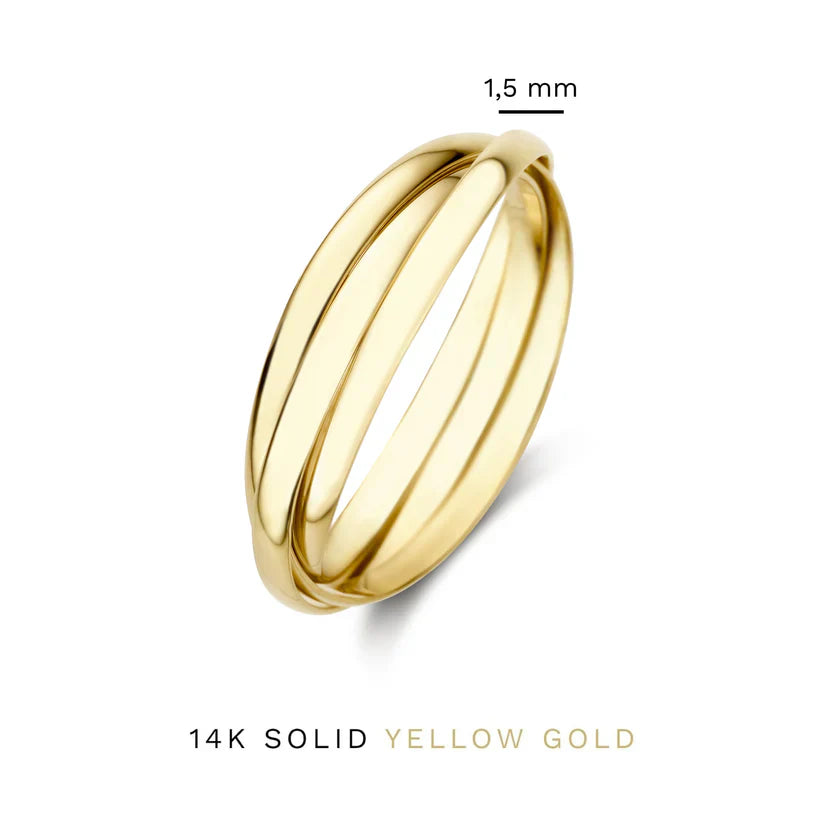 Léna Trielle Ring | Gold Maya Henry Jewelry