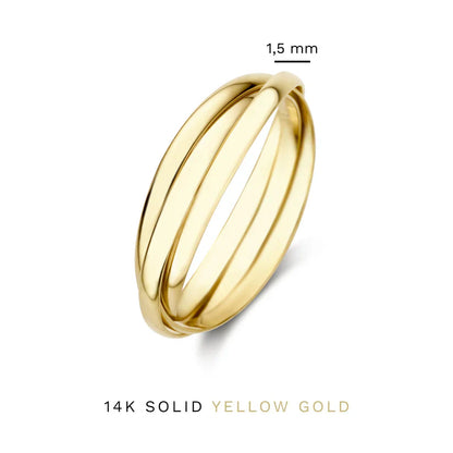 Léna Trielle Ring | Gold Maya Henry Jewelry