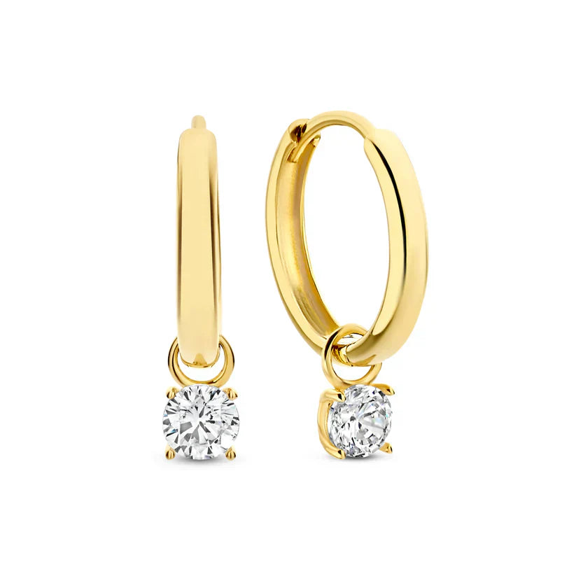 Larmes de Lune Stone Earrings Set | Gold Maya Henry Jewelry