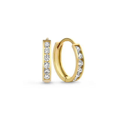Dara Brillane Stone Earrings Set | Gold Maya Henry Jewelry