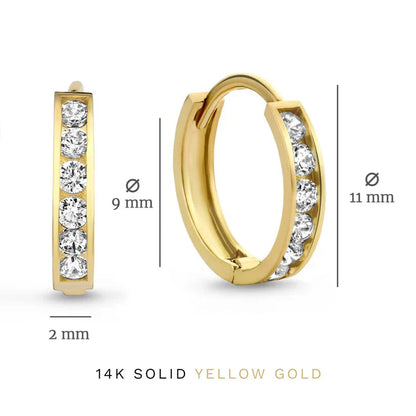 Dara Brillane Stone Earrings Set | Gold Maya Henry Jewelry
