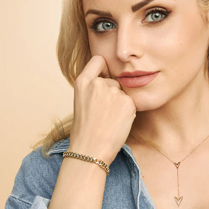 Estate Cuban Bracelet | Gold Maya Henry Jewelry