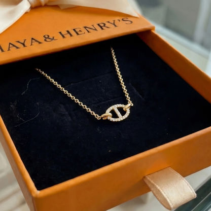 Isla Marina Necklace | Gold Maya Henry Jewelry