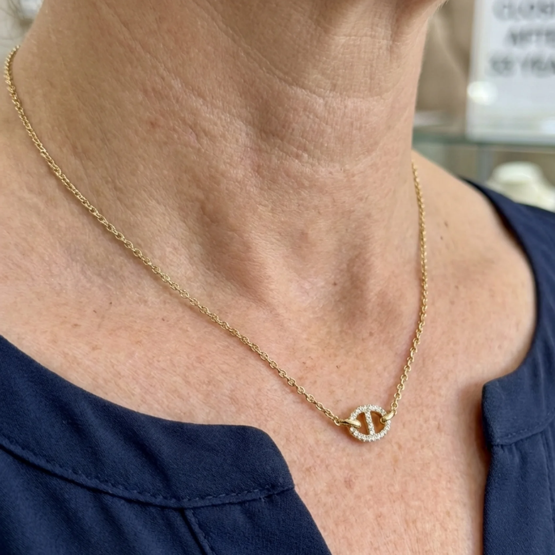 Isla Marina Necklace | Gold Maya Henry Jewelry