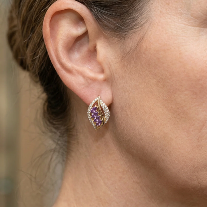 Isola Lilavere Earrings | Rose Gold Maya Henry Jewelry