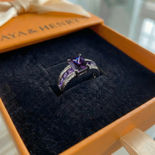 Kassira Lilacmont Ring | White Gold Maya Henry Jewelry