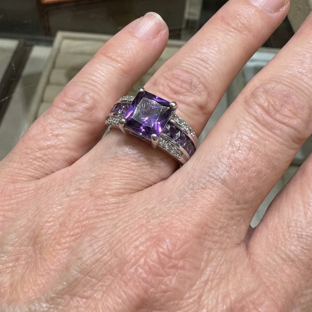 Kassira Lilacmont Ring | White Gold Maya Henry Jewelry
