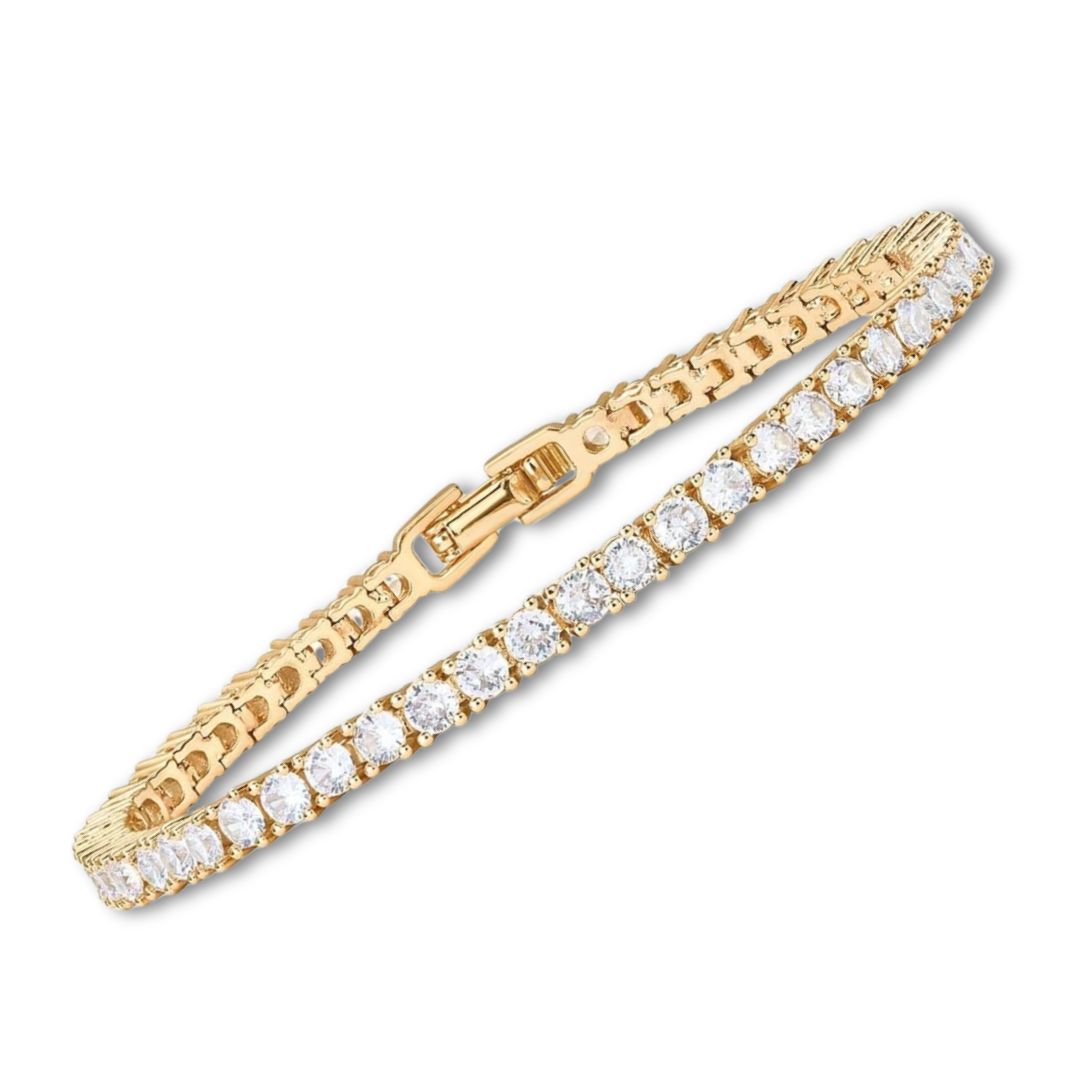 Tennis bracelet | Gold Maya Henry Jewelry