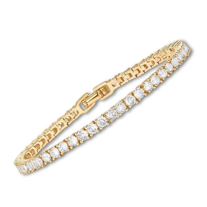 Tennis bracelet | Gold Maya Henry Jewelry