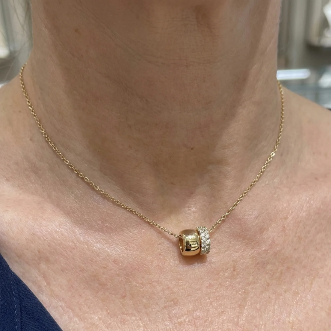 Lumi Duo Necklace | Gold Maya Henry Jewelry