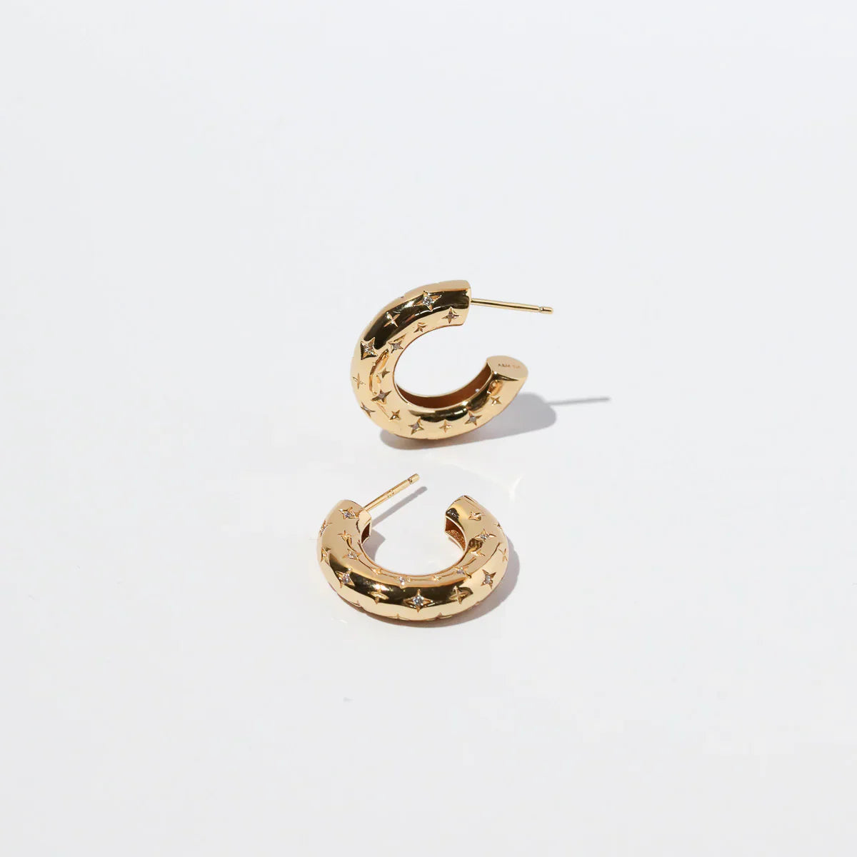 Cosmic Hoop Earrings | Gold Maya Henry Jewelry