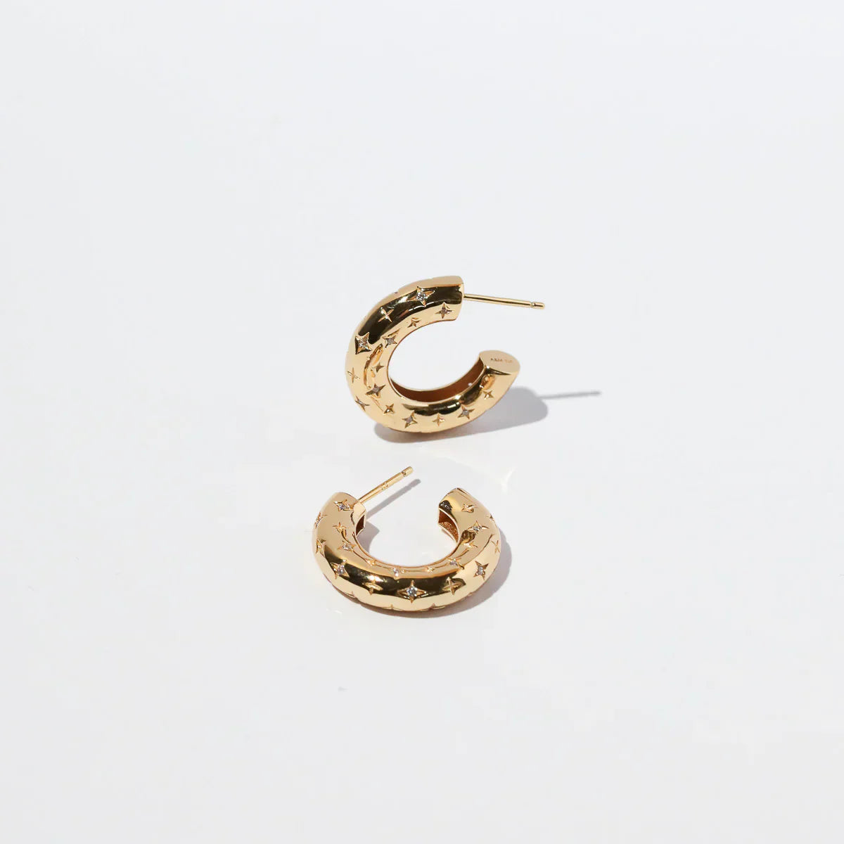 Cosmic Hoop Earrings | Gold Maya Henry Jewelry