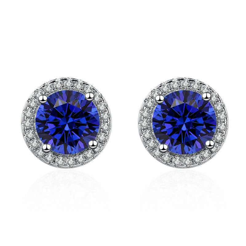 Lúcia Celestine Earrings | White Gold Maya Henry Jewelry