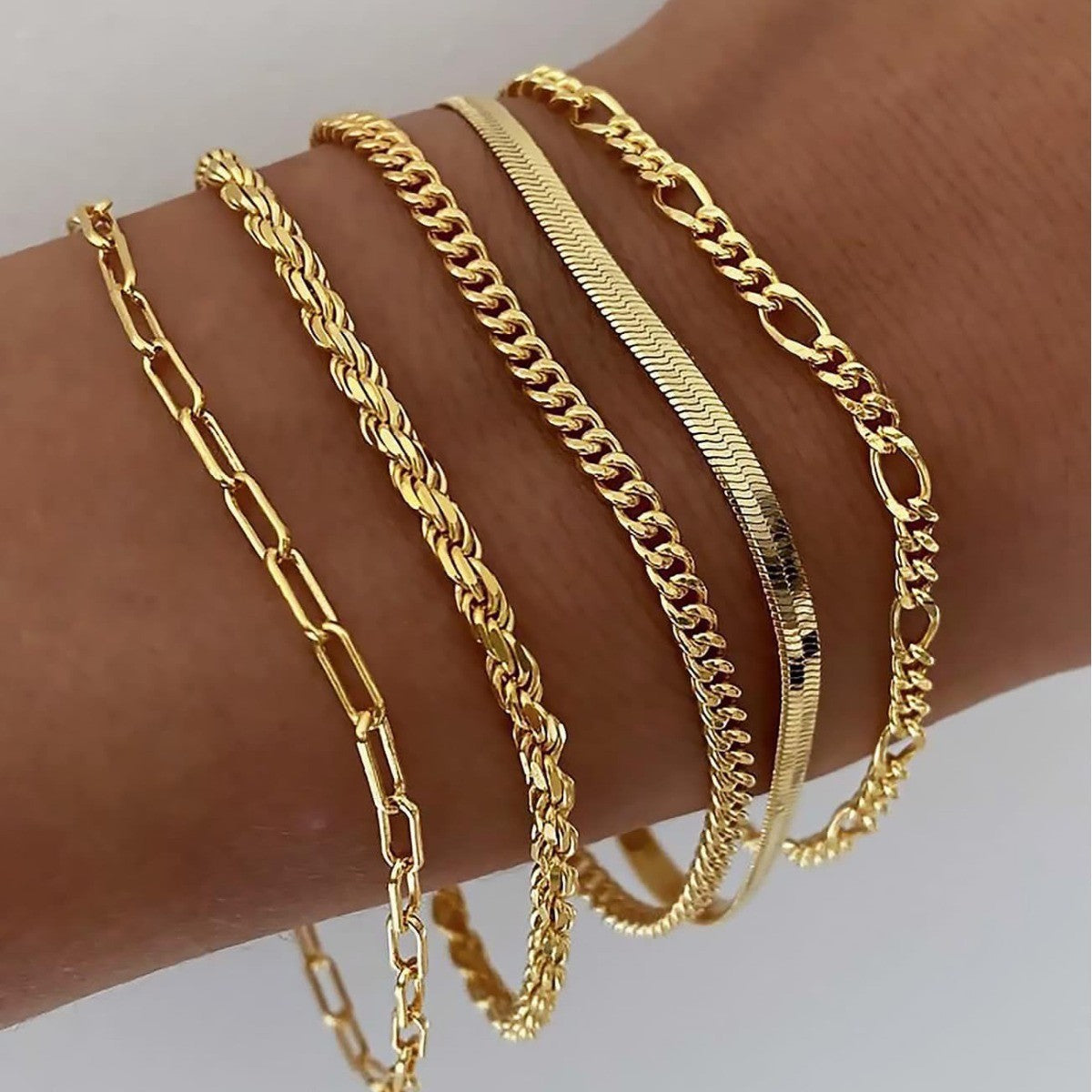 Ellis Renner Bracelet Set | White Gold Maya Henry Jewelry