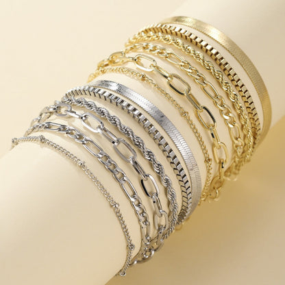 Ellis Renner Bracelet Set | White Gold Maya Henry Jewelry