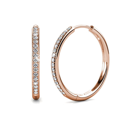 Sorel Pave Earrings | White Gold Maya Henry Jewelry