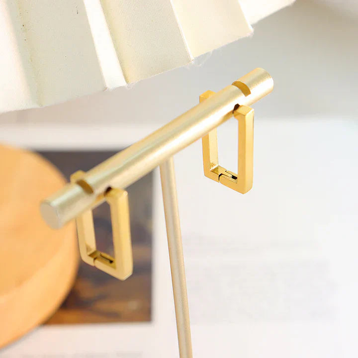 Terrafin Geometrica Earrings | Gold Maya Henry Jewelry