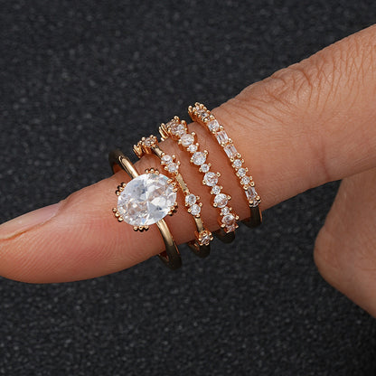 Solène Viremont Ring Set | Gold Maya Henry Jewelry