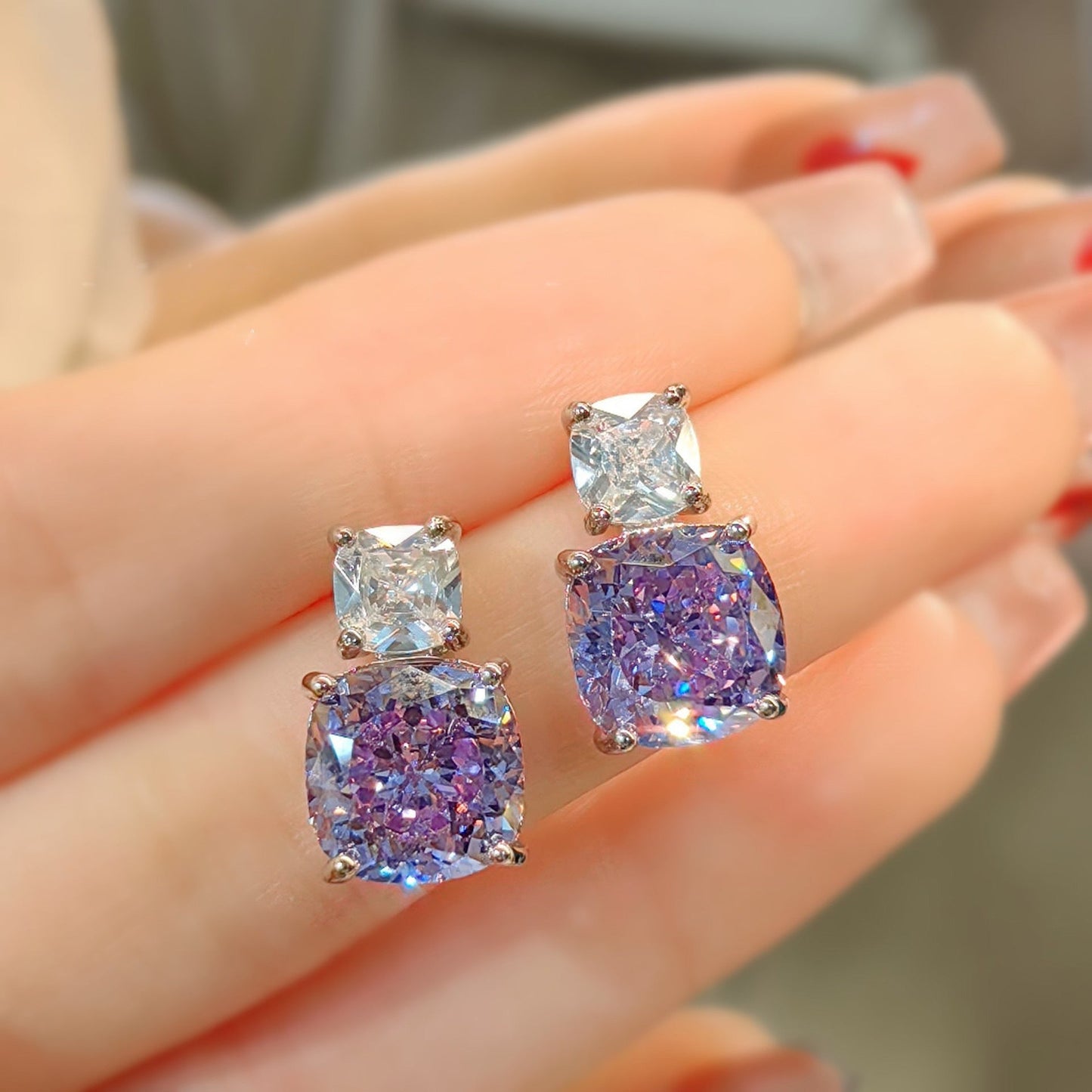 Adeline Violetta Set | White Gold Maya Henry Jewelry