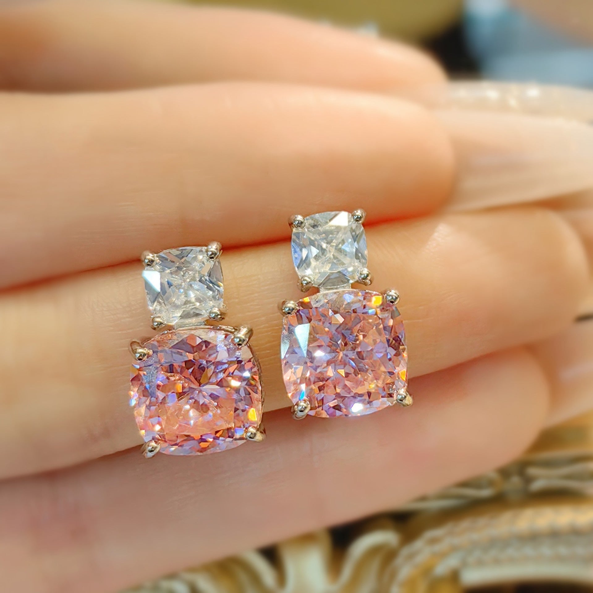 Adeline Rosetta Set | White Gold Maya Henry Jewelry