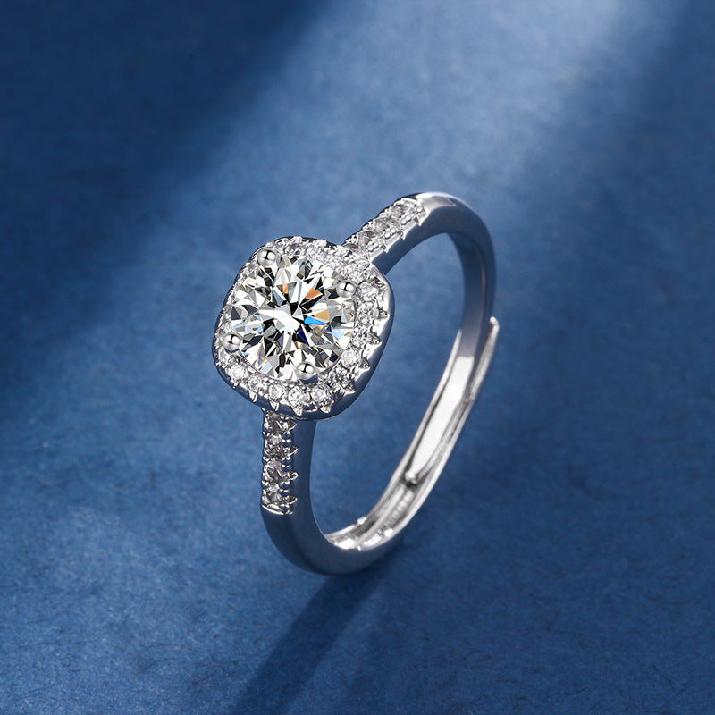 Aria Square Radiant Set | White Gold Maya Henry Jewelry